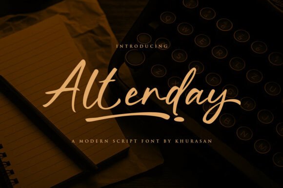 Alterday: A Versatile Handwritten Script Font for Modern Design Needs