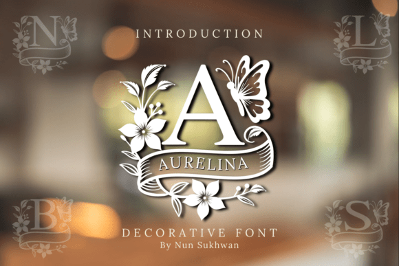 Aurelina Monogram: Bringing Vintage Floral Charm to Modern Design