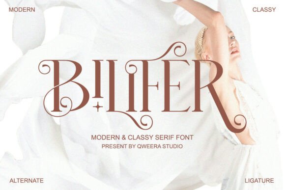 Bilifer: Elevating Brand Identity with Modern Luxury Serif Typography