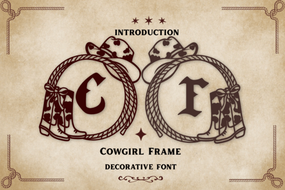 Cowgirl Frame: Evaluating a Niche Western Display Font