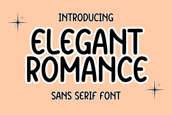 Elegant Romance: A Modern Font for Stylish Design