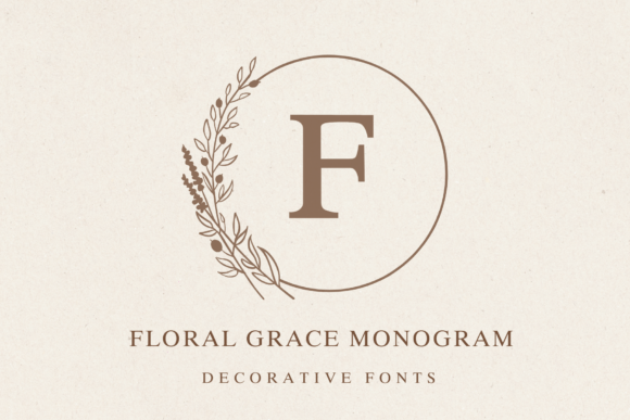 Floral Grace Monogram: Elegant Design Applications
