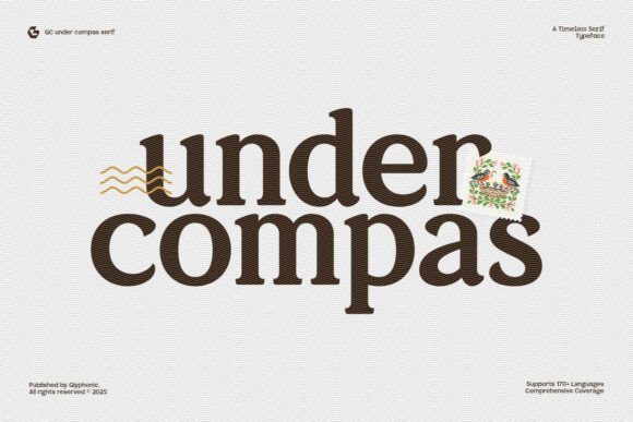 GC Under Compass: Elevating Design with Timeless Serif Typography