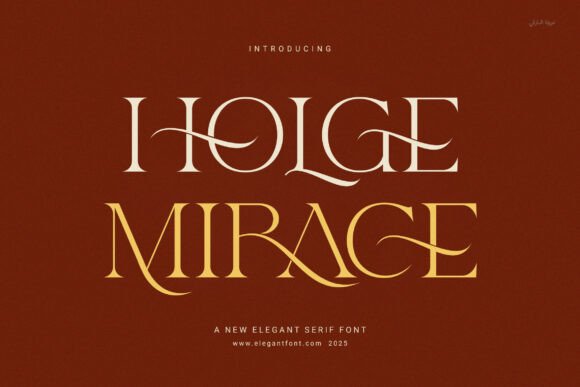 Holge Mirace: Elevating Design with Elegant Serif Typography