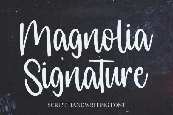 Magnolia Signature: Elevating Design with Elegant Typography