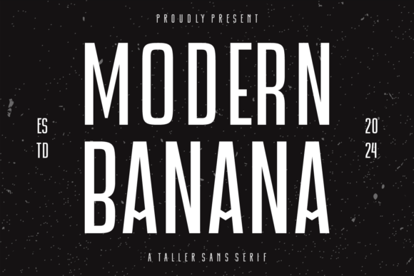 Modern Banana: A Fresh Take on Typography for Contemporary Design