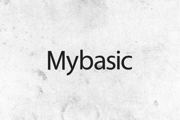 Mybasic: Elevating Modern Design Through Minimalist Typography