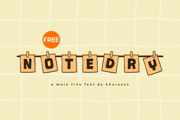 Notedry: Integrating a Unique Display Font into Professional Design Workflows