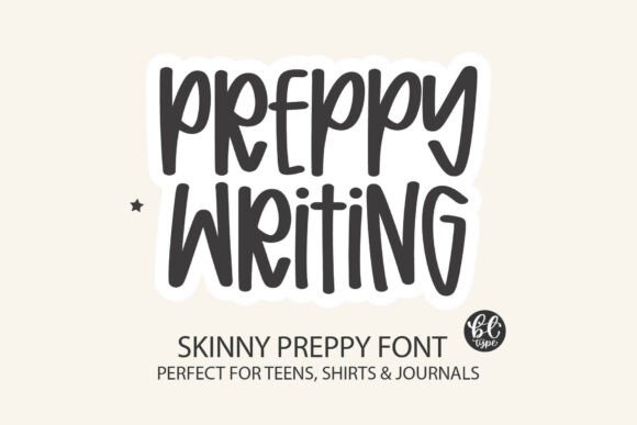 Preppy Writing: A Fresh Font for Creative Projects