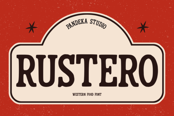 Rustero Typeface: Capturing Authentic Western Charm for Modern Food Branding