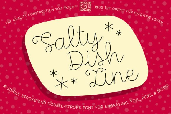 Salty Dish Line: Creative Freedom in Single-Stroke Style