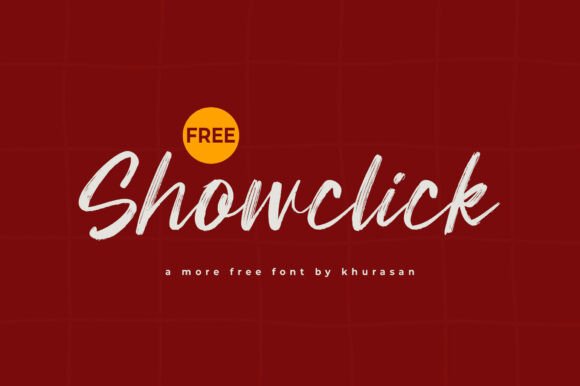 Showclick: Elevating Design with a Modern Script Font