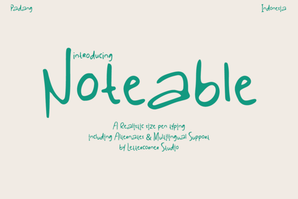 Why Noteable Is the Handwritten Font Your Social Media Content Needs