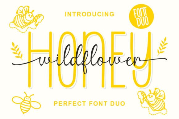 Wild Flower Honey Duo: A Font Pairing That Brings Personality to Every Project